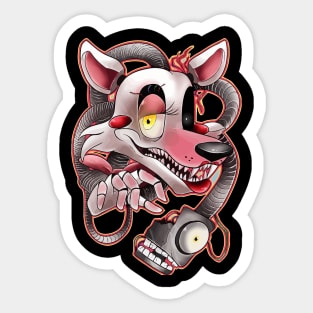 FIVE NIGHTS AT FREDDY'S--THE MANGLE Sticker